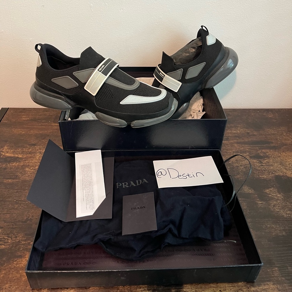 Mens Authentic Prada Cloud Bust Sneaker 9.5US